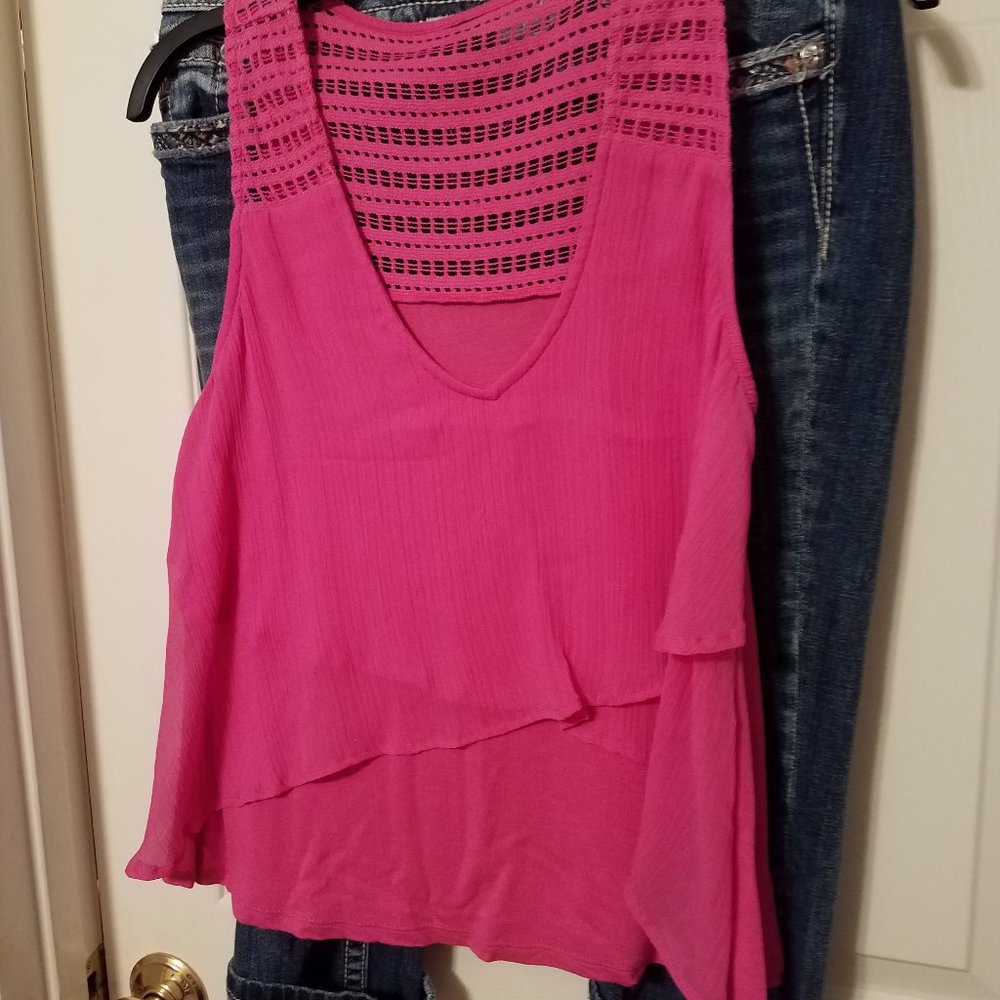 INC - Pink Tank / sleeveless blouse - Picture 4 of 14